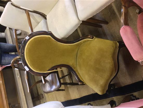 Spoonback nursing chair